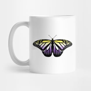 Non-Binary Pride Butterfly Mug